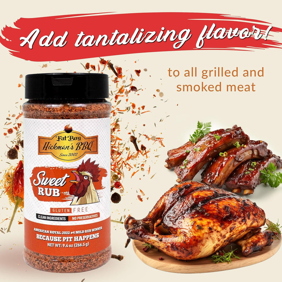 Sweet Natural Gluten Free BBQ Rub 9 oz