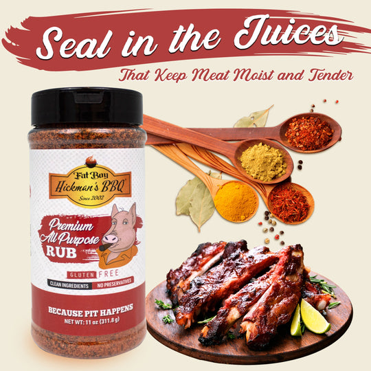 Premium All Purpose Gluten Free Keto Friendly BBQ Rub 8.6 oz