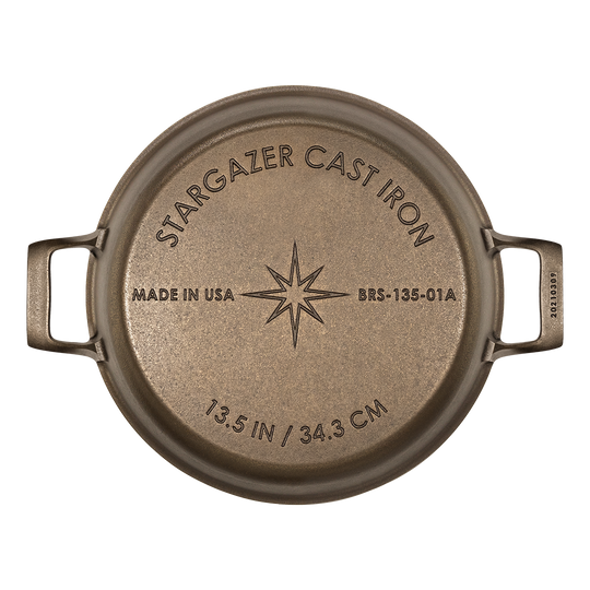 13.5-Inch Cast Iron Braiser
