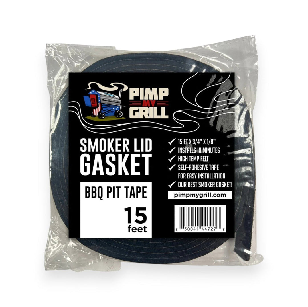 Smoker Gasket Seals Self-Adhesive High Temp Sealing , Grill Gaskets Tape 15ft