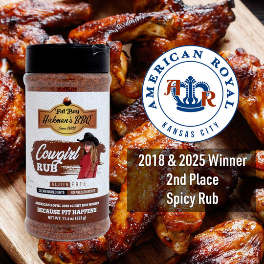 Cowgirl Gluten Free Natural Keto Friendly BBQ Rub 8.6 oz